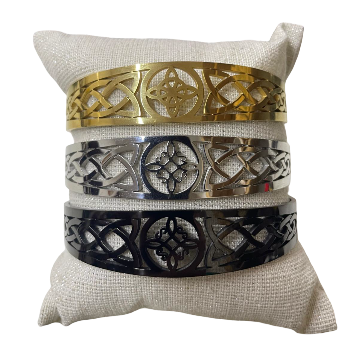 Brazalete Nudo de Brujas en Acero