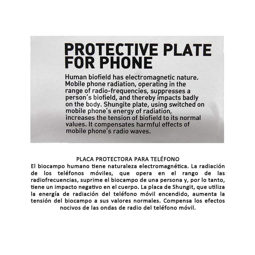 Placa Circular Adhesiva de Shungit