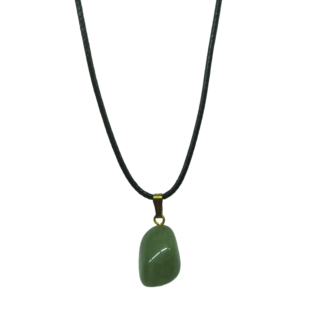 Colgante Canto Rodado Aventurina Verde