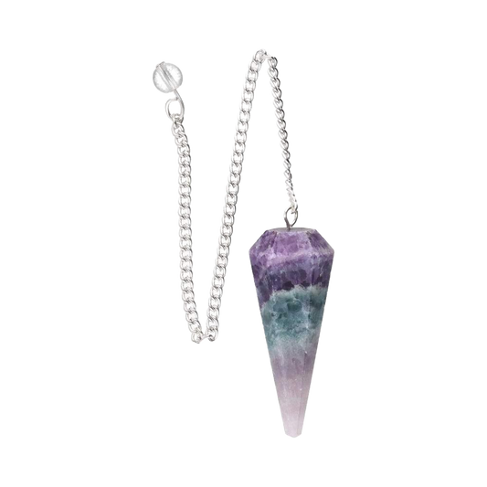 Péndulo Fluorita Arcoíris