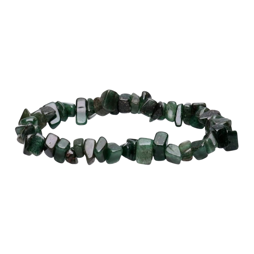 Pulsera Chip Cuarzo Verde