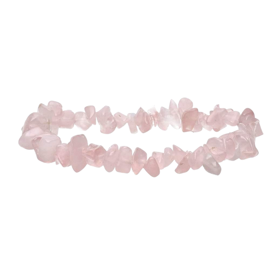 Pulsera Chip Cuarzo Rosa
