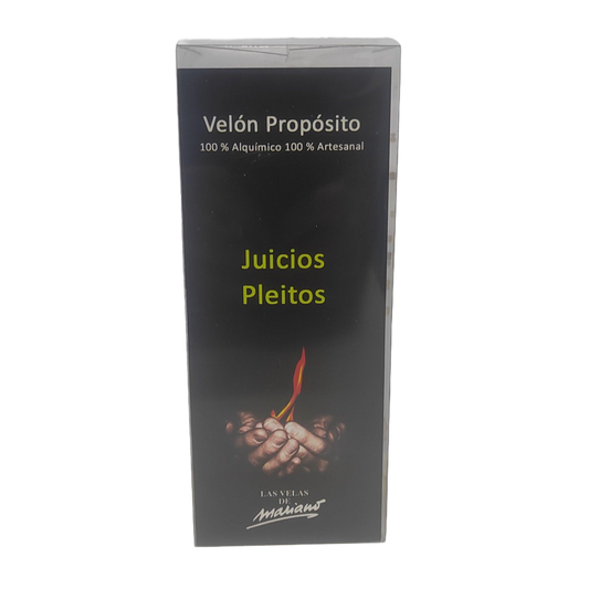 Velón Propósito Juicios Pleitos