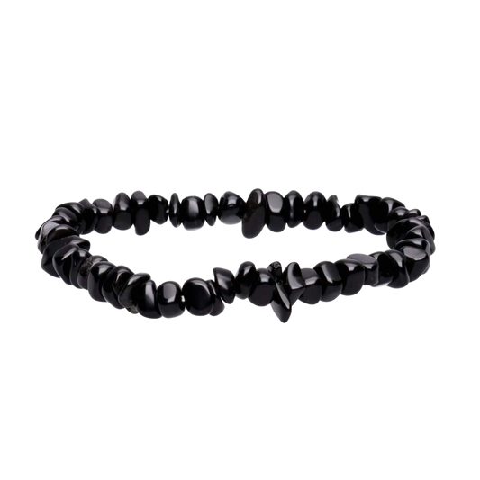 Pulsera Chip Obsidiana