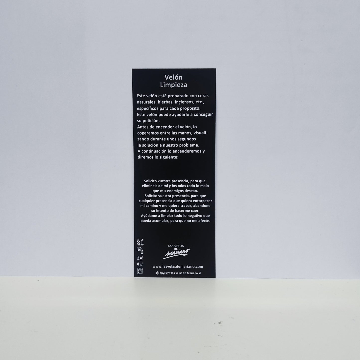 Velón Propósito Limpieza