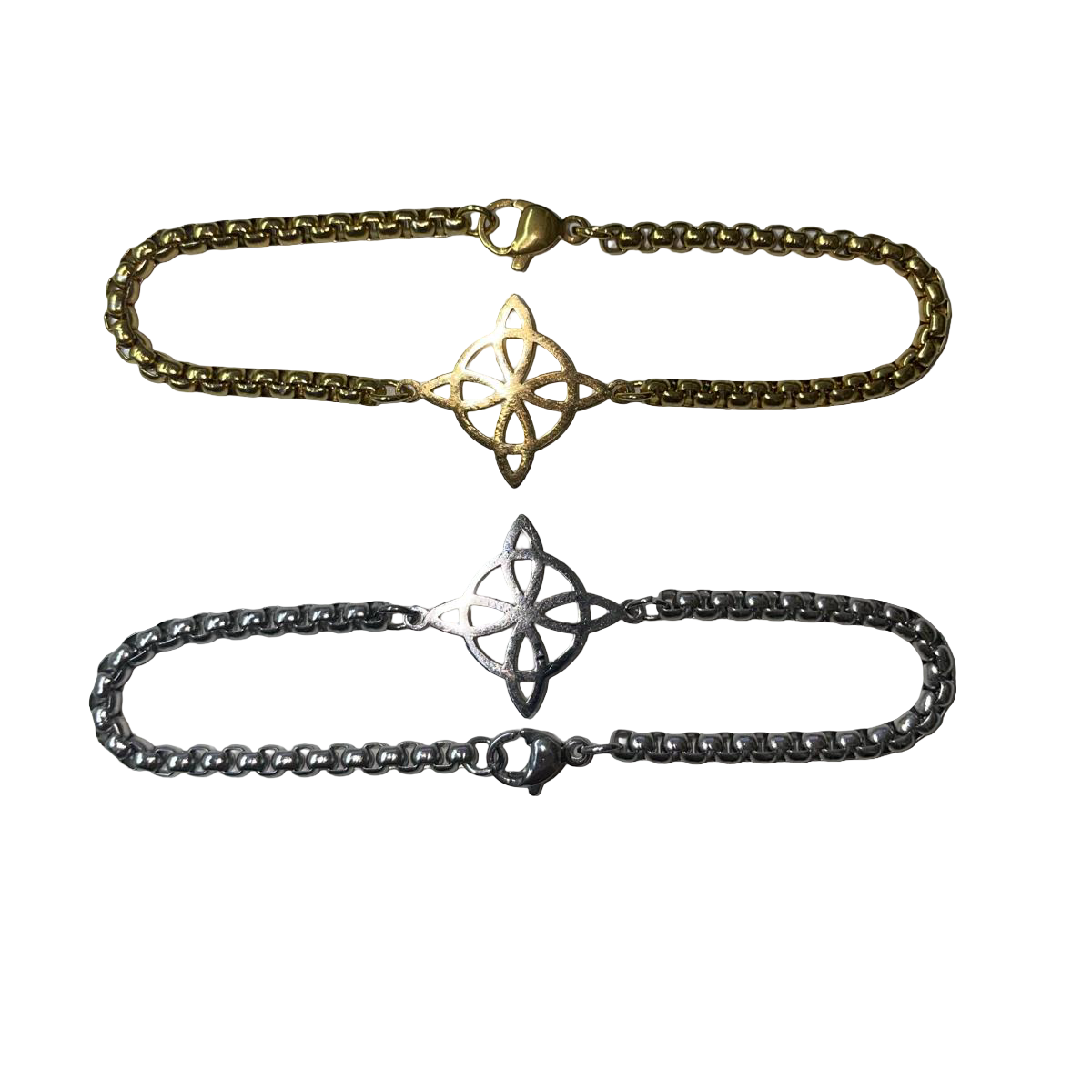 Pulsera Nudo de Brujas en Acero