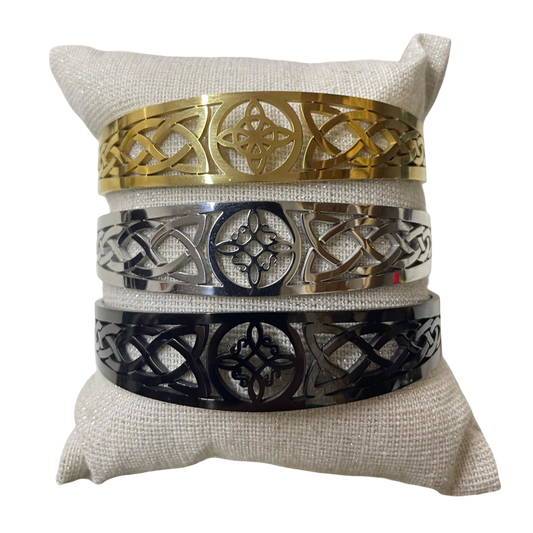 Brazalete Nudo de Brujas en Acero