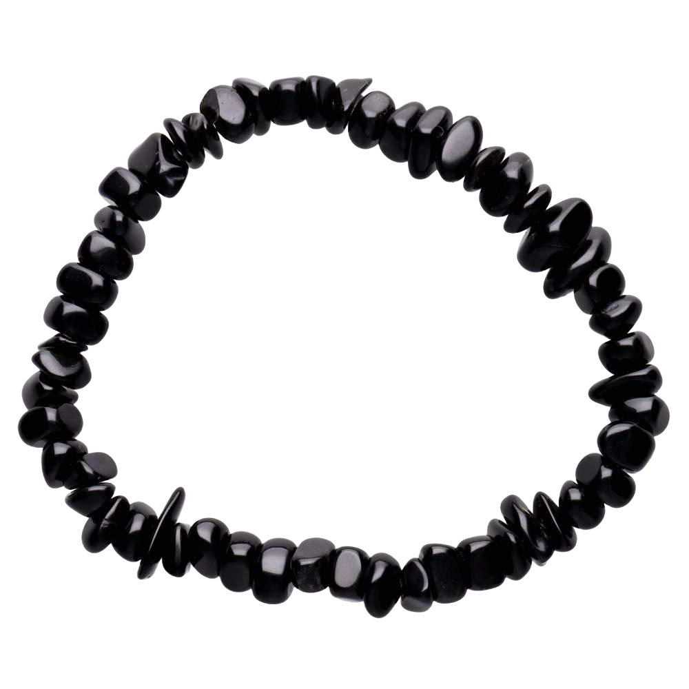 Pulsera Chip Obsidiana