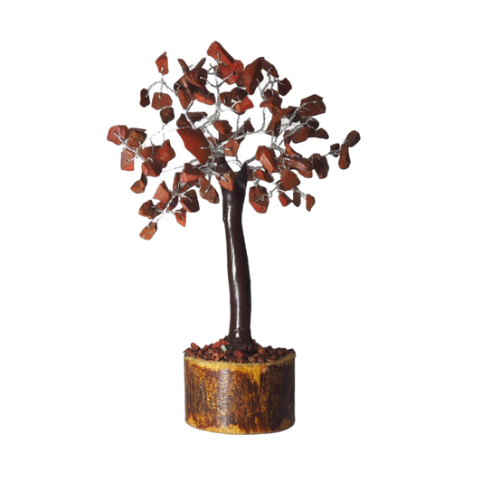 Bonsái Jaspe Rojo Base Madera